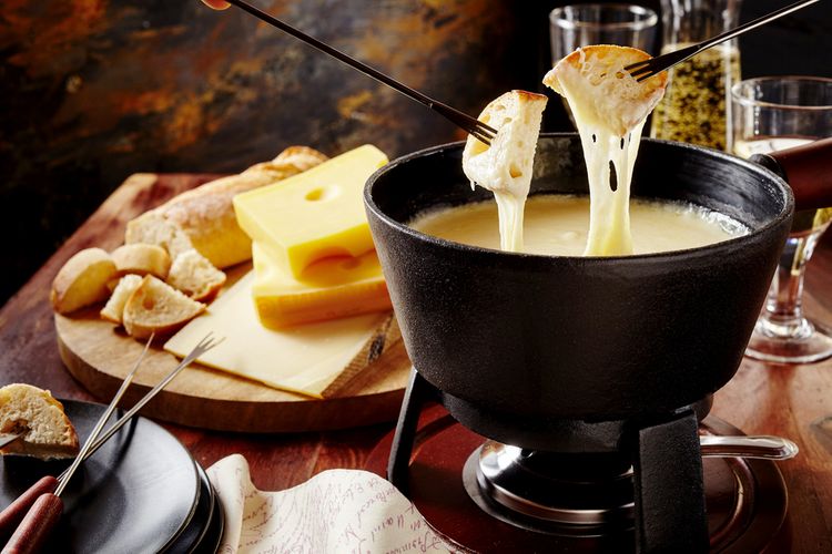 Fondue sada z liatiny