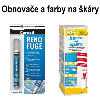 Obnovovače a farby na škáry