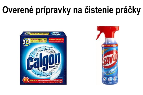 Prípravky na čistenie práčky