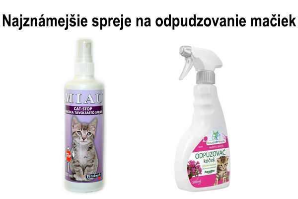 Spreje na odpudzovanie mačiek