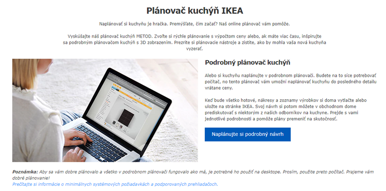 Kuchynský plánovač Ikea