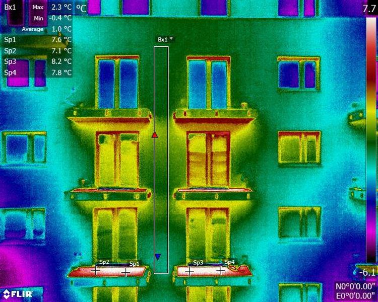 Termodiagnostické meranie bytovky