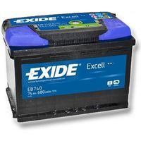 Exide Excell 12V 74Ah 680A EB740